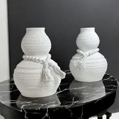 فازة سيراميك بالحبة - مقاس 24 سم