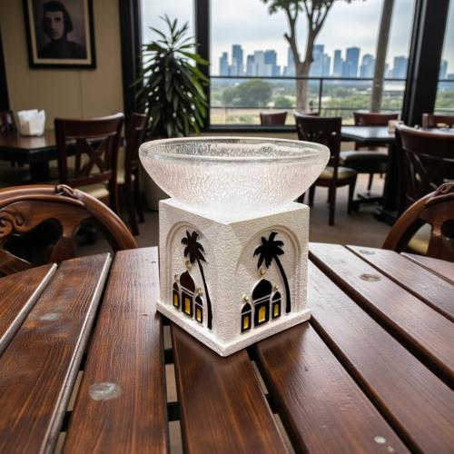 صحن زجاج بقاعدة دله بولي رمضان