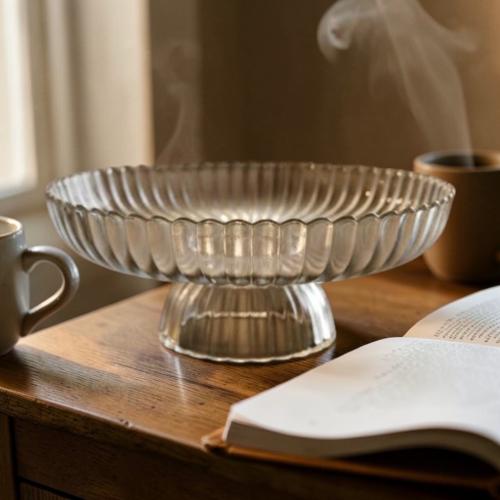 ًصحن زجاج شفاف