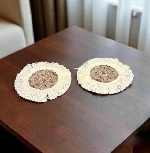 طقم مفرش 2 حبه مقاس 10 سم