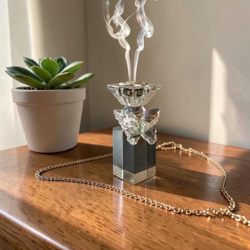 مبخرة كريستال مع ستاند