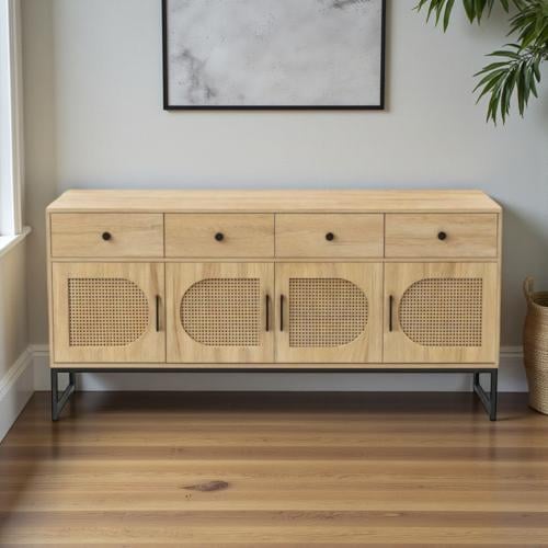 طاولة بوفية خشب