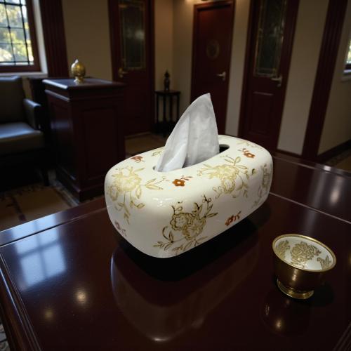 علبة مناديل سيراميك