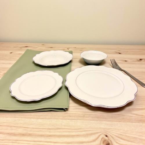 طقم سفرة سيراميك 24 قطعة