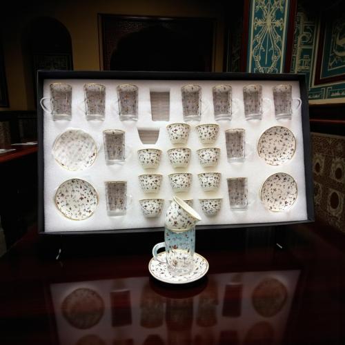 طقم فنجان مع بيالة 36 قطعة