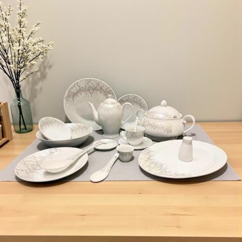 طقم عشاء سيراميك 70 قطعة