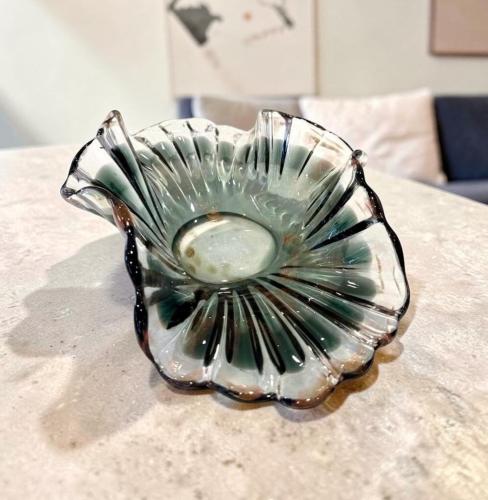 صحن حلاوة زجاج