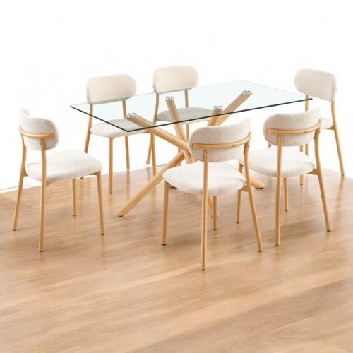 طاولة طعام 6 + 1