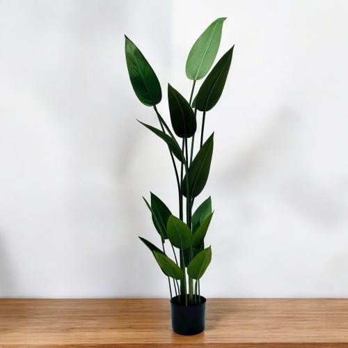 شجر اخضر مع مركن ديكور مقاس 1.40 متر