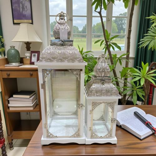 طقم فانوس رمضان 2 حبة مقاس 53 - 74 سم