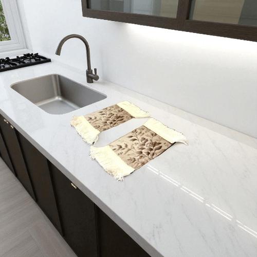 طقم مفرش 2 حبه مقاس 12 * 8 سم