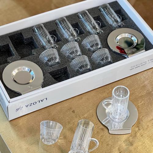 طقم شاي وقهوة 18 قطعة