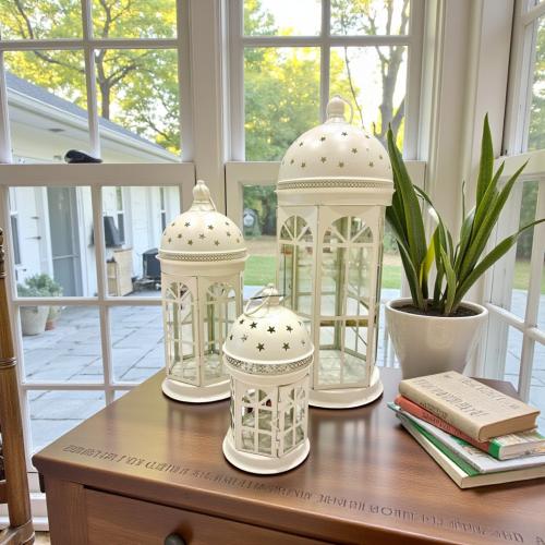 طقم فانوس رمضان 3 حبة مقاس 29 - 47 - 64 سم