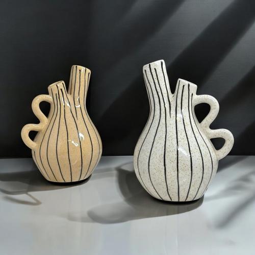 فازة سيراميك مقاس 25 سم