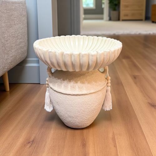 صحن رخامي بقاعدة