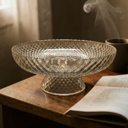 ًصحن زجاج شفاف