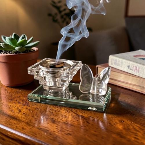 مبخرة كريستال مع ستاند