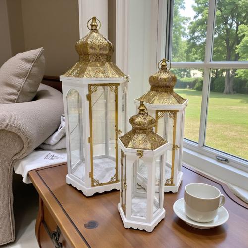 طقم فانوس رمضان 3 حبة مقاس 55 - 72 - 93 سم