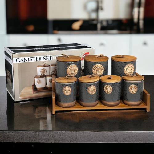 طقم بهارات خشب 7 حبه