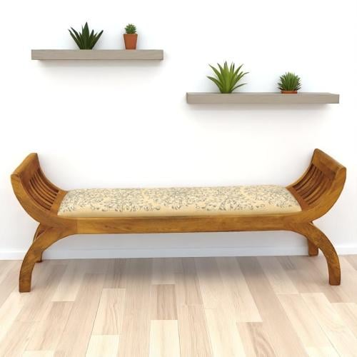 كرسي خشب مع قماش كبير مقاس 150 سم