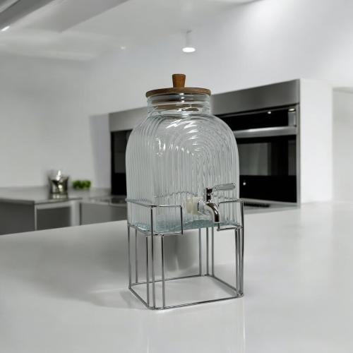 جك عصير زجاج باستاند 3 لتر