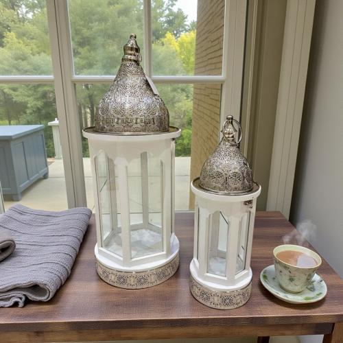 طقم فانوس رمضان 2 حبة مقاس 46 - 56 سم