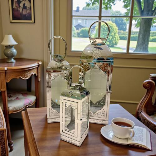 طقم فانوس رمضان 3 حبة مقاس 29 - 42 - 52 سم