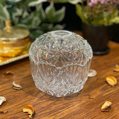 علبة مناديل زجاج