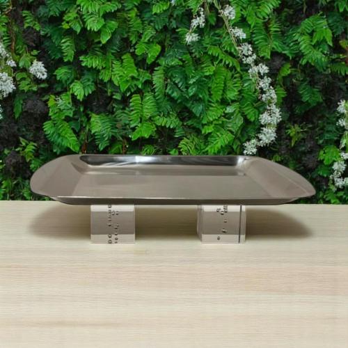 صحن حلا معدن بقاعدة