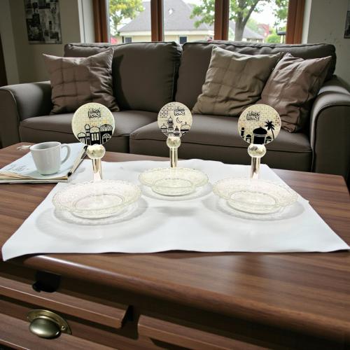 علبة مناديل زجاج بالحية