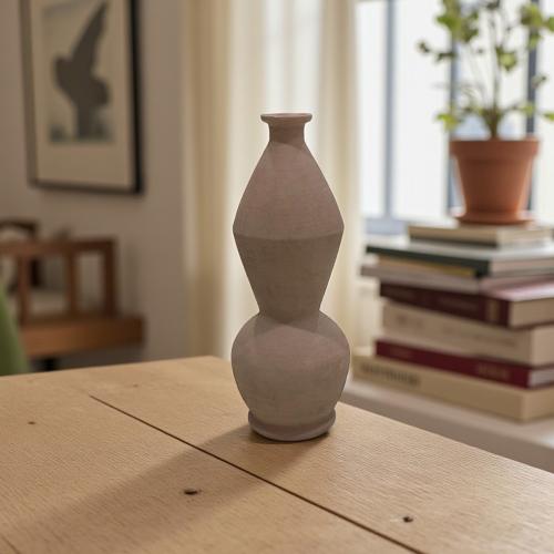 فازة سيراميك أبيض 20 * 60.5 سم