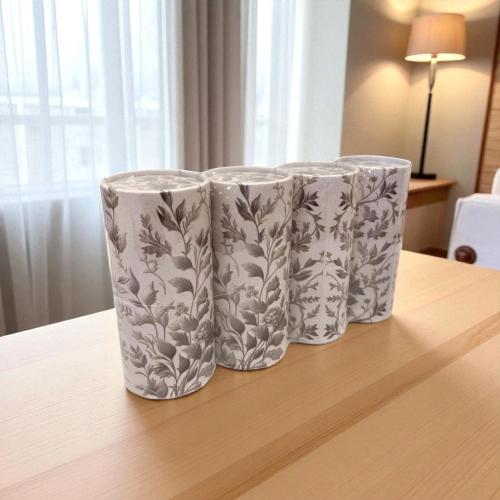 طقم علبه مناديل 4 حبه