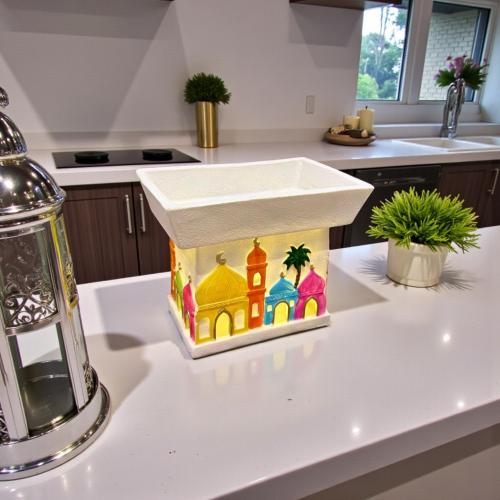 صحن سيراميك بقاعدة رمضان