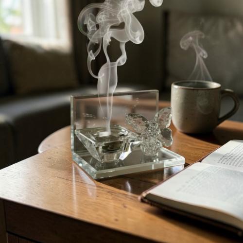 مبخرة كريستال مع ستاند