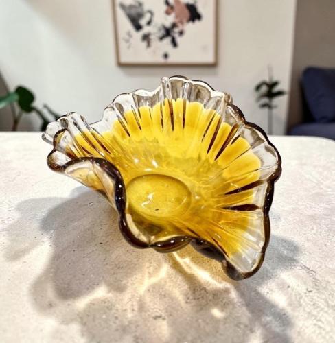 صحن حلاوة زجاج