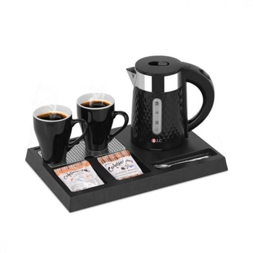 غلاية مياه مع كاسات وقاعدة - 0.8 لتر - 1350 وات - DLC