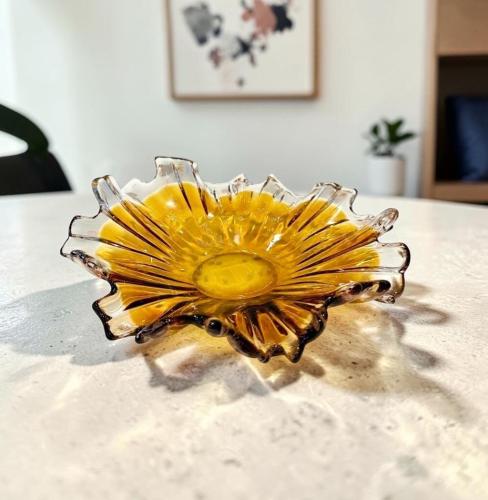 صحن حلاوة زجاج