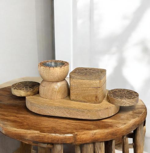 طقم مبخرة ديكور