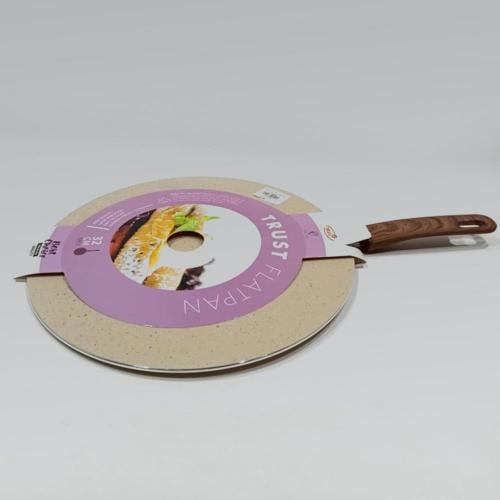 طاوة مسطحه بيد خشب م32سم