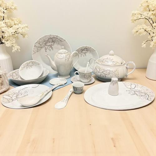 طقم عشاء سيراميك 70 قطعة