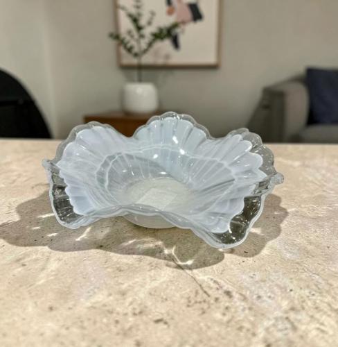 صحن حلاوة زجاج