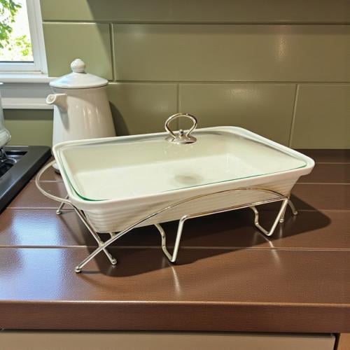 قدر شوربة باستاند فضي