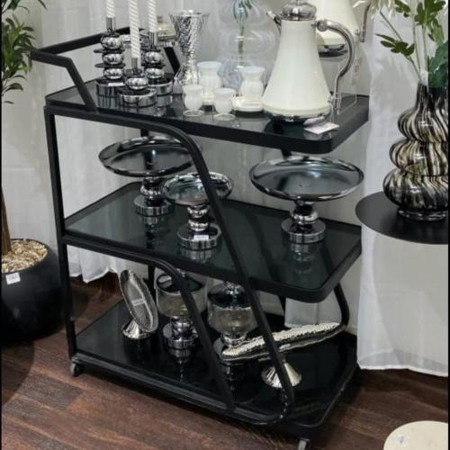 عربية تقديم 3 دور تيوب زجاج 40 * 80 سم