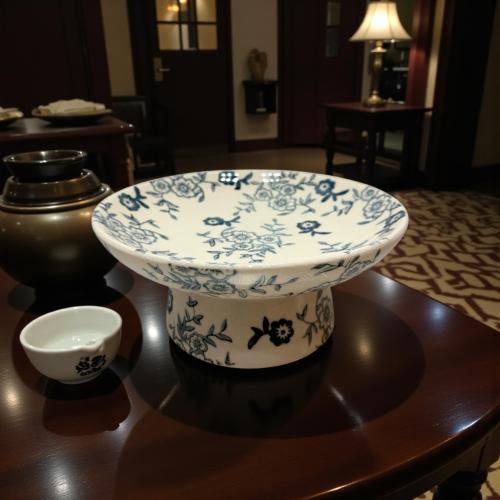 صحن سيراميك بقاعدة