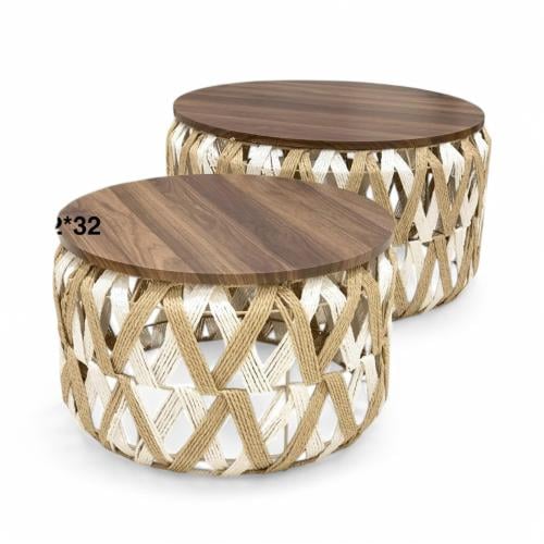 طقم طاولة خسف 2 حبه