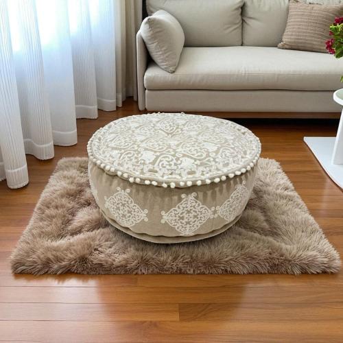 بوف دائري 60 * 25 سم هندي