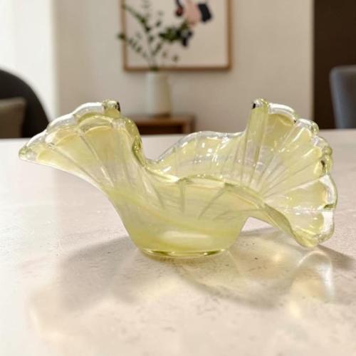 صحن حلاوة زجاج