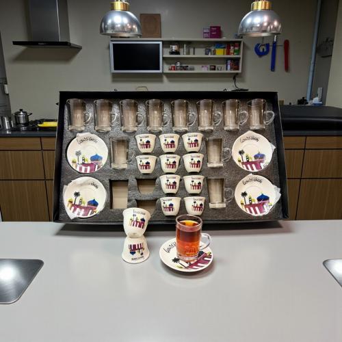 طقم بيالة + فنجان 36 قطعة