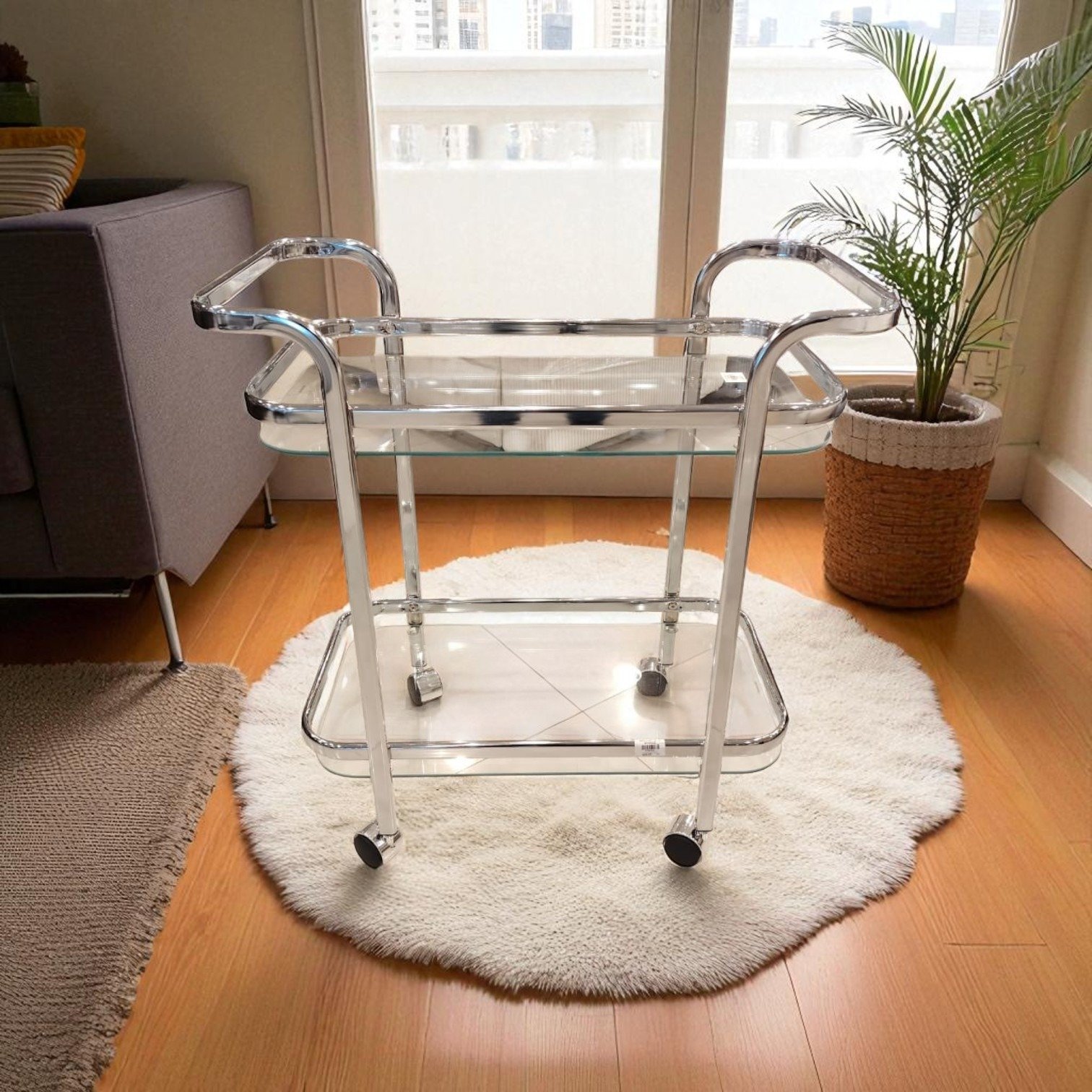 عربية استيل زجاج تايواني