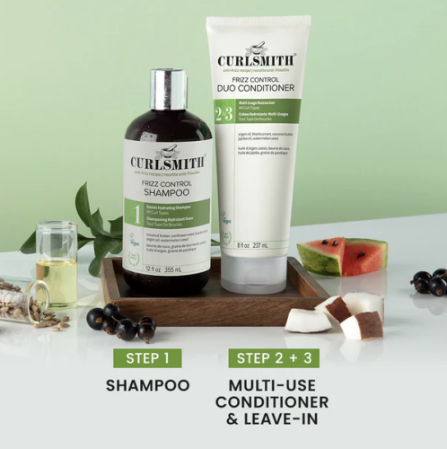 Curlsmith - شامبو وبلسم  التحكم وتقليل الشعر المتطاير